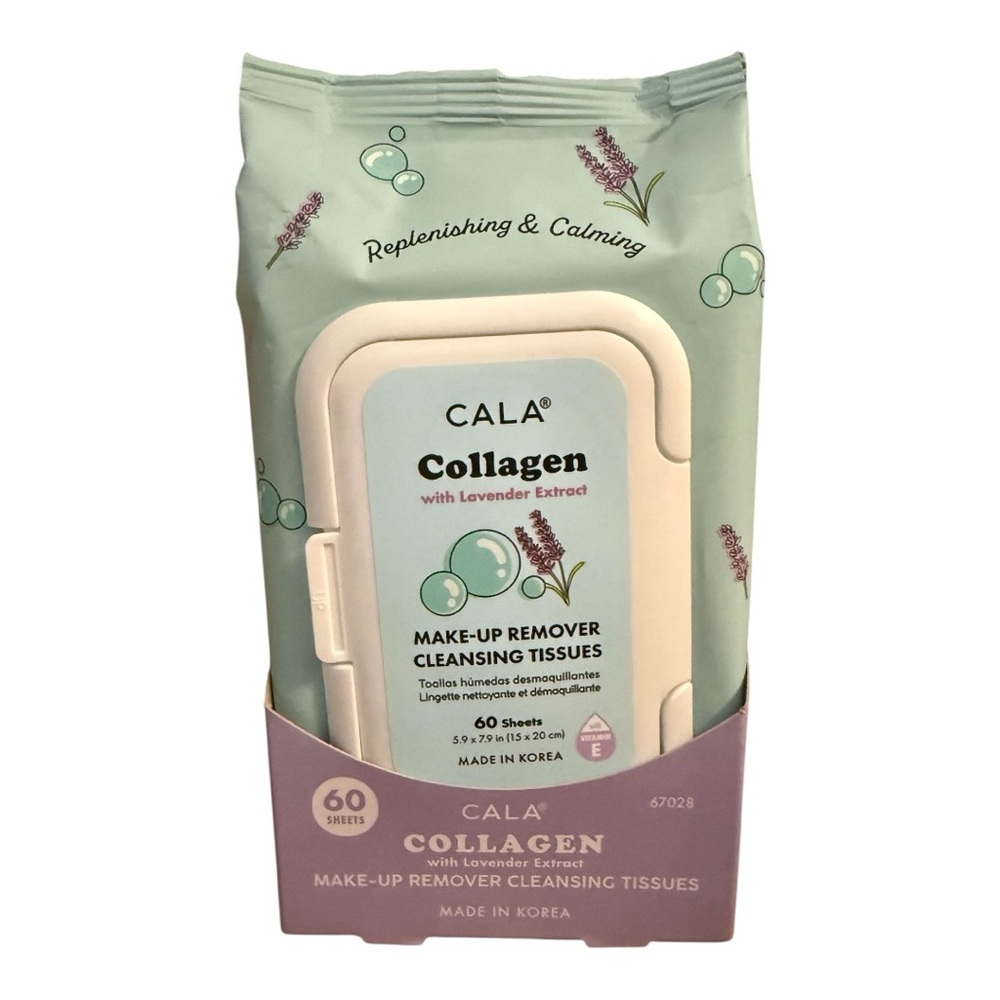 CALA Collagen Makeup Remover Cleansing Tissues - Cream